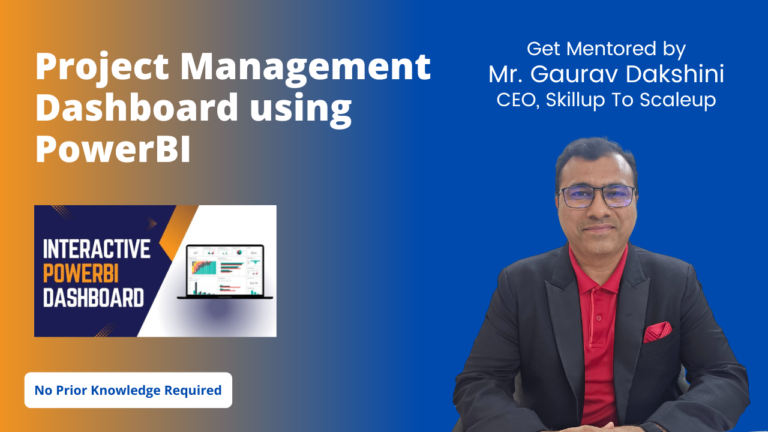 Project Management Dashboard using Power BI