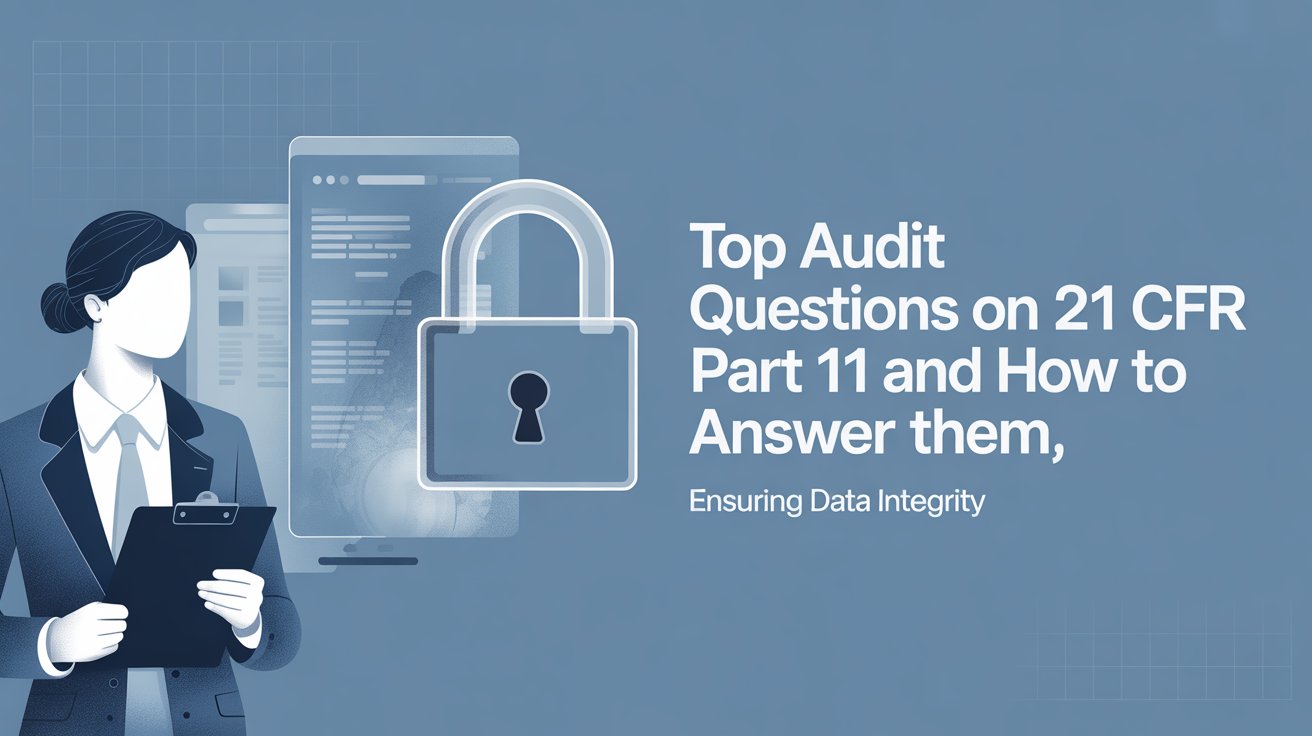 21 CFR Part 11 audit checklist infographic”, “Electronic record compliance in pharma systems