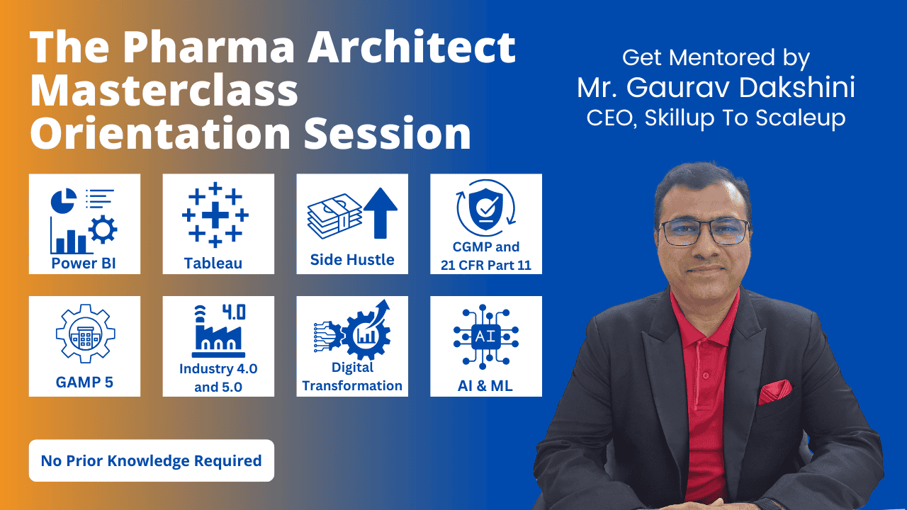 Pharma Architect Masterclass Orientation Session